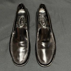 Tod's Leather Loafer - Black shine size 9